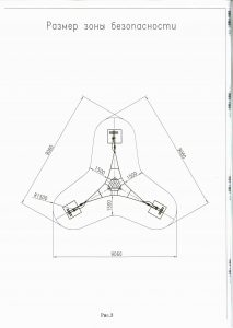 Канатная площадка красный канат КП 4 (0)